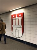 Image for Hamburg-Wappen in der U-Bahn-Station Rathaus (U3 südlicher Bahnsteig) - Hamburg, Germany