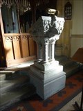 Image for Stone Lectern, St John the Baptist, Crowle, Worcestershire, England
