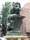Image for Lions on a bridge in Rotterdam, the Netherlands.
