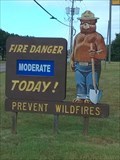 Image for Thunderbird Casino Smokey sign - Lake Thunderbird State Park, Norman, Oklahoma USA