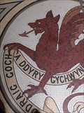 Image for Dragon Mosaic - Old Town Hall - Merthyr Tydfil, Wales, Great Britain.