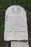 Image for EARLIEST Marked Grave in Prairie Mound Cemetery - Argyle, TX