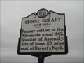 Image for George Durant 1632-1694  -- A-3