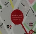 Image for Fabra i Puig Metro Station "You Are Here" Map (Inside) - Barcelona, Spain