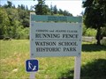 Image for Christo & Jeanne-Claude Running Fence / Watson School Historic Park  - Bodega, CA