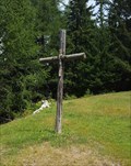 Image for Wooden Cross near Wyssi Flue - Visperterminen, VS, Switzerland