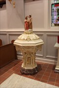 Image for Baptismal Font -- Minor Basilica of the Immaculate Conception, Natchitoches LA