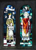 Image for Stained Glass, St Wilfrid’s Church, Burnsall, N Yorks, UK