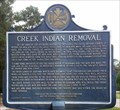 Image for Creek Indian Removal - Eufaula, AL