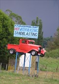 Image for Truck on the High Way ,  near Otorohanga. New Zealand.