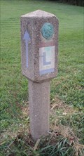Image for Lincoln Highway Marker East of Chambersburg, Pennsylvania
