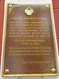 Image for Casa Del Balcon Eclético - Lima Peru