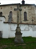 Image for Kríž u kostela sv. Lamberta/ cross in front of the church, Lipolec, Czech republic