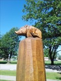 Image for Razorback Pig Tree Art - Tontitown AR