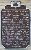 Image for First Commercially Successful Electric Street Railway Historical Marker