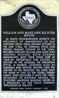 Image for William and Mary Ann Richter House