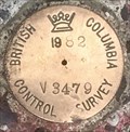 Image for 'British Columbian Control Survey' Benchmark - V3479