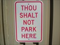 Image for Thou Shalt Not Park Here - Mesa, AZ