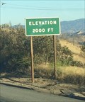 Image for Interstate 5 (Southbound) ~ Elevation 2,000