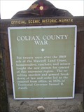 Image for Colfax County War