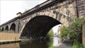 Image for Arch Railway Bridge 225F Over Leeds Liverpool Canal - Leeds, UK