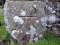Image for Cut Bench Mark on St. Andrews Church, Alfriston, Sussex.
