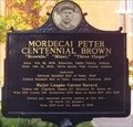 Image for Mordecai Peter Centennial Brown - Terre Haute, Indiana
