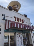 Image for ROUTE 66 STATUE! There's a gopher on top of the new restaurant called Topo in Gilbert - Arizona