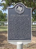 Image for Mount Zion Cemetery