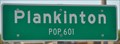 Image for Plankinton, South Dakota ~ Population 601