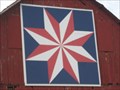 Image for “LeMoyne Star” Barn Quilt – rural Scranton, IA