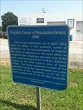 Image for Virginia's Center of Population Census - Oilville, VA