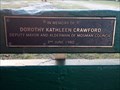 Image for Dorothy Crawford, bench - Rocky Point Island, NSW, Australia