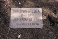 Image for FIRST -- Burial in Lanham Mill Cemetery, TX