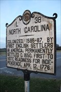 Image for FIRST -- English settlers in the American Colonies, Pineville NC