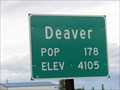 Image for Deaver, Wyoming - Population 178