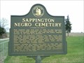 Image for Sappington Negro Cemetery - Arrow Rock, Missouri