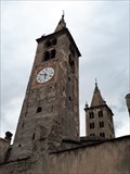 Image for Romanesque cathedral towers - Aosta, Italy