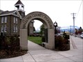 Image for Wallowa County Oregon Open Arch Memorial to Pioneers