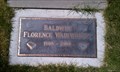 Image for 102 - Florence Wainwright Baldwin - Klamath Memorial Park - Klamath Falls, OR