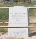 Image for Oregon Trail enters WY -- US 26 nr Torrington WY