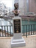 Image for Jean-Baptiste Pointe DuSable bust and plaque - Chicago, IL