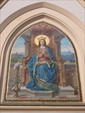 Image for Mosaik der Jungfrau Maria an der Stadtpfarrkirche St. Nikolaus - Rosenheim, Bayern, D