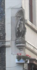 Image for Statue of the Madonna on the Oud St.Jan Souvenir Shop – Katelijnestraat 1, Bruges, Belgium.