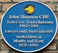 Image for John Shannon CBE - Blake Street, York, UK