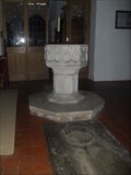 Image for Baptismal Font, St Mary the Virgin's Church, Higham, Suffolk. CO7 6JY.