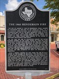Image for The 1860 Henderson Fire