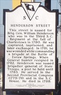 Image for Henderson Street Historical Marker
