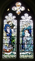 Image for Stained Glass Windows - St Swithin's Church, High Street, Sandy, Beds.