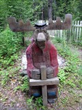 Image for Moose Gravestone - St. Nicholas Orthodox Church Cemetery - Eklutna, Alaska